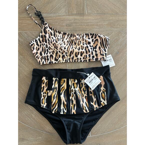 NWT Moschino bikini swimsuit size L top size XL bottom - Picture 1 of 9